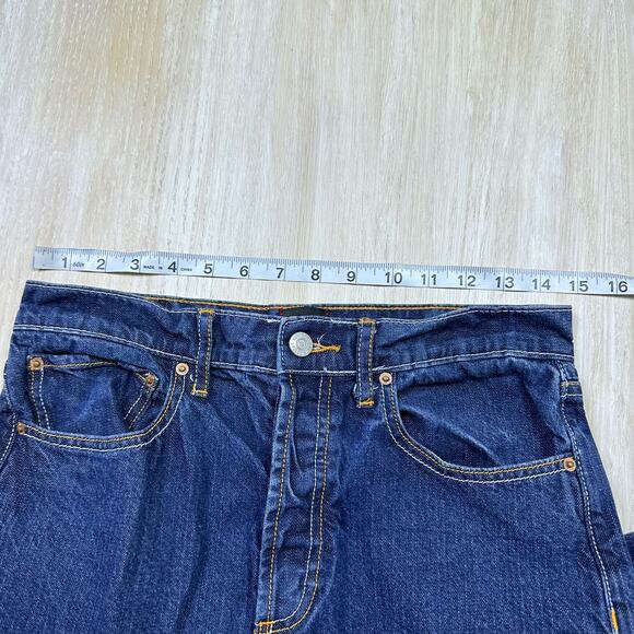 BDG Urban Outfitters Relaxed Straight Button Fly High Rise Denim Jeans Size 28 - Picture 10 of 16